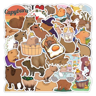 Z&amp;M❀ Capybara Stickers ❀ 50Pcs/Set Animal Waterproof Stickers Decal for Toys