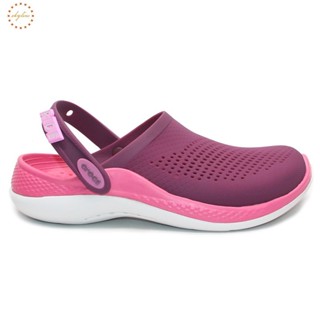 Crocs LiteRide รองเท้าแตะลําลอง กันน้ํา เหมาะกับเดินชายหาดกลางแจ้ง สําหรับสตรี