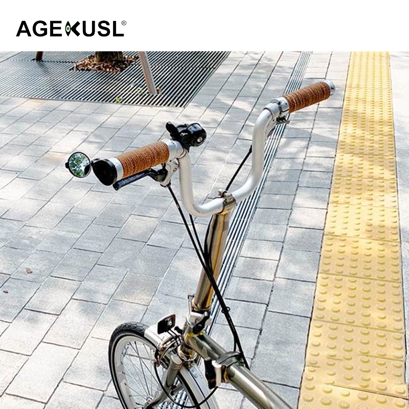 Agekusl กระจกมองหลัง แบบนูน หมุนได้ ปรับได้ สําหรับติดแฮนด์รถจักรยาน MTB ราคา ถูกที่สุด ดีลบีเคเค แกลเลอรีภาพที่ 7