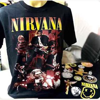 [S-5XL] NR146 เสื้อยืดวงร็อค NIRVANA เนวานา เสื้อวง เสื้อยืดเนวานา เสื้อวินเทจ