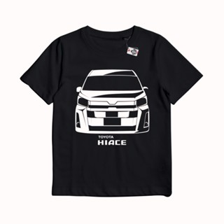 เสื้อยืด พิมพ์ลายโลโก้ TOYOTA HIACE PREMIO HOLOGRAM สําหรับยานยนต์