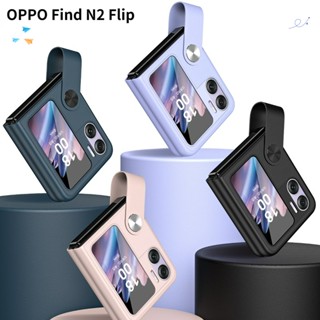 เคสโทรศัพท์มือถือหนัง แบบฝาพับ พร้อมขาตั้ง สําหรับ Oppo Find N2 FindN2 Flip N2Flip Filp CPH2437