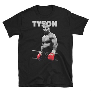 [S-5XL] De Mike Tyson Camisa เสื้อคอกลม แขนสั้น ทรงสลิมฟิต โอเวอร์ไซซ์ (ของแท้)