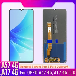 หน้าจอแสดงผลสัมผัส LCD สําหรับ OPPO A57 4G CPH2387 OPPO A17 4G