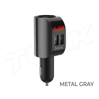 อุปกรณ์รถยนต์ Hoco รุ่น Z29 Plus Car Charger 2USB+2 Socket With LCD !!. Car Charger 2USB+2 Socket With LCD ของแท้!!