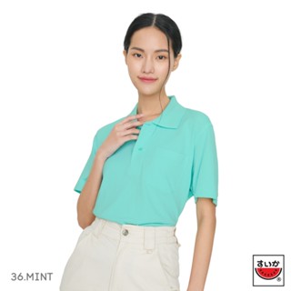 แตงโม (SUIKA) - เสื้อแตงโมคอปก POLO ชาย-หญิง (36.MINT)