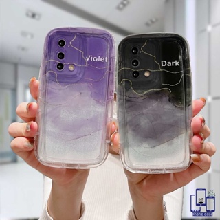 เคสโทรศัพท์มือถือแบบนิ่ม TPU ใส กันกระแทก กันรอยกล้อง ไล่โทนสี สําหรับ OPPO A5S A57 A3S A76 A96 A16 A17 A17K A95 A55 A15 A54 A7 A5 A9 A31 A53 A33 2020 A77S เคส