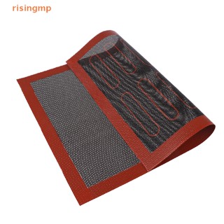 [risingmp] Silicone Baking Mat Oven Sheet Liner Perforated Non Stick Silica Gel 40x30cm