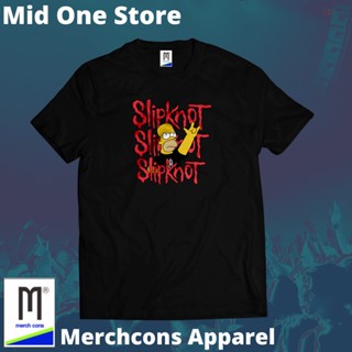 oversize T-shirt Mod276/kaos BAND ป้ายแท็กสลิปน็อต SIMPSON SIZE ด้านนอก KAOS Music DISTRO S-5XL