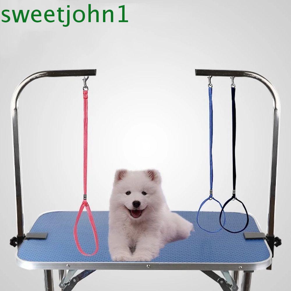 Sweetjohn เชือกจูงสัตว์เลี้ยง แบบห่วงล็อก ทนทาน สําหรับโต๊ะกรูมมิ่ง