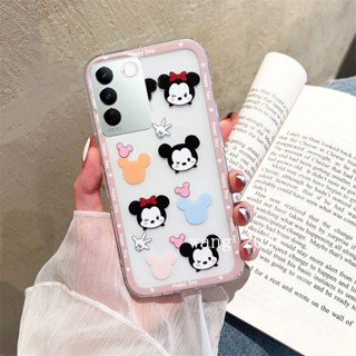 New Fashion Casing เคส VivoV27 VIVO V27e V27 Pro 5G Phone Case Cute Cartoon Transparent Ultra-thin Silicone VIVO V27E VivoV27 Pro 5G Anti-fall Soft Case เคสโทรศัพท