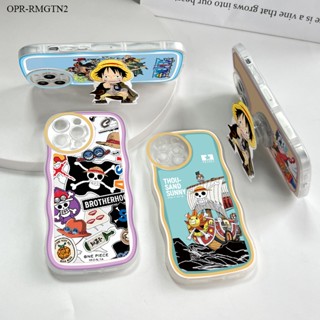 Realme Narzo 50 20 30A 50A 50i Prime GT Neo 3T 2 Pro 5G เคสเรียวมี สำหรับ Case ONE PIECE Luffy Cartoon เคส เคสโทรศัพท์ เคสมือถือ Full Cover Soft Clear Phone Case Shockproof Cases【With Free Holder】