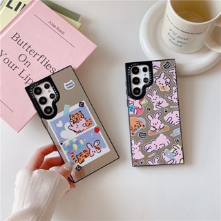 CASETIFY เคสโทรศัพท์มือถือ TPU กันกระแทก ลายกระต่าย สําหรับ Samsung Galaxy s23 Ultra s23 Plus s23+ S22 Ultra