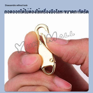 Yuki หัวซิปแบบถอดได้ หัวซิปกระเป๋า ทั่วไป แบบเปลี่ยน Metal Zipper Head