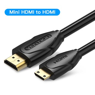 Vention สายเคเบิล Mini HDMI เป็น HDMI ชุบทอง 1.4V 1080P พรีเมี่ยม