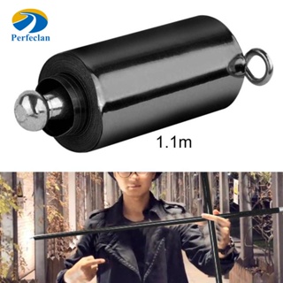 [Szxflie3]  Outdoor Portable Magic Pocket Staff Steels Sport Black 1.1m