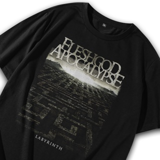 Kaos Band Death Metal Fleshgod Apocalypse เสื้อยืดลําลอง แขนสั้น คอกลม พิมพ์ลายวงดนตรีร็อค พังก์ร็อค พรีเมี่ยม สไตล์วินเทจ สําหรับเด็กผู้ชาย ผู้หญิง 344