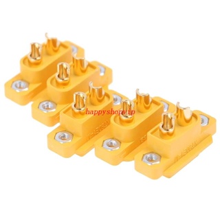 HSV 5Pcs/Lot XT60E1-M Banana Plug RC  Connector Plug XT60E1-M XT60 Male DIY P