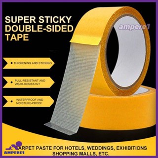 5M Strong Fixing เทปสองด้าน Super Waterproof Translucent Mesh Tracer กาวพรมความหนืดสูง-AME1