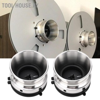 Tool House.ay 1 คู่ Nab Hub Adapter เงินอลูมิเนียมอัลลอยด์ ABS Universal Opener Winder สำหรับ Studer