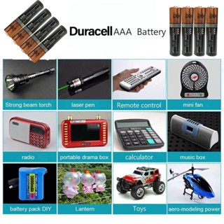 ถ่าน Duracell อัลคาไลน์ ของแท้ 100% AAA 1.5 โวลต์ Pack 12 ก้อน ถ่านอัลคาไลน์ LR03 (Alkaline) ถ่าน