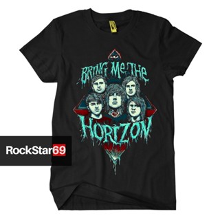 เสื้อยืดแขนสั้นKaos Band Bring Me The Horizon รองเท้าลําลอง ขนาดใหญ่ สําหรับผู้ใหญ่ ไซซ์ S - 7XL 1 ไซซ์ | เสื้อยืด พรีเม