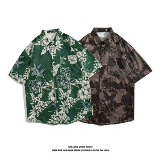 เสื้อฮาวายชาย เสื้อ hawaii ผู้ชาย เสื้อสงกรานต์ รุ่น 3108