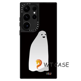 Casetify X [LORIEN STZRN Ghost ] เคสโทรศัพท์มือถือ PC TPU แบบแข็ง พร้อมกระจกแต่งหน้า ขอบ TPU และกล่อง สําหรับ Samsung Galaxy S23Ultra S23 S23Plus S22Ultra S23 Ultra S22 Ultra