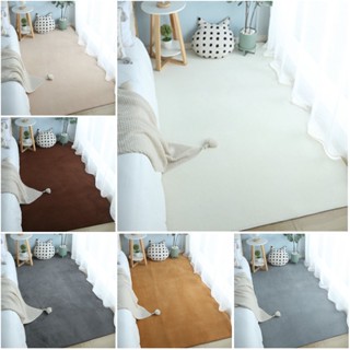 120*200-180*200cm พรมปูพื้น เสื่อทาทามิ ผ้ากํามะหยี่ ขนาดใหญ่ สีพื้น แบบเรียบง่าย สําหรับตกแต่งห้องนอน ห้องนั่งเล่น