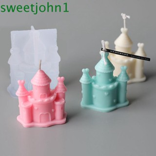 Sweetjohn แม่พิมพ์ซิลิโคนรูปปราสาทเกาหลีสําหรับตกแต่งบ้าน