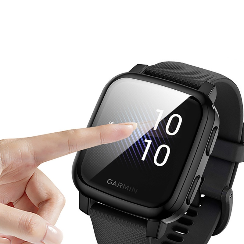 Tpu ฝาครอบเต็มรูปแบบ สําหรับ Garmin Venu SQ 2 ป้องกันหน้าจอ กันรอยขีดข่วน น้ําหนักเบา กันชน