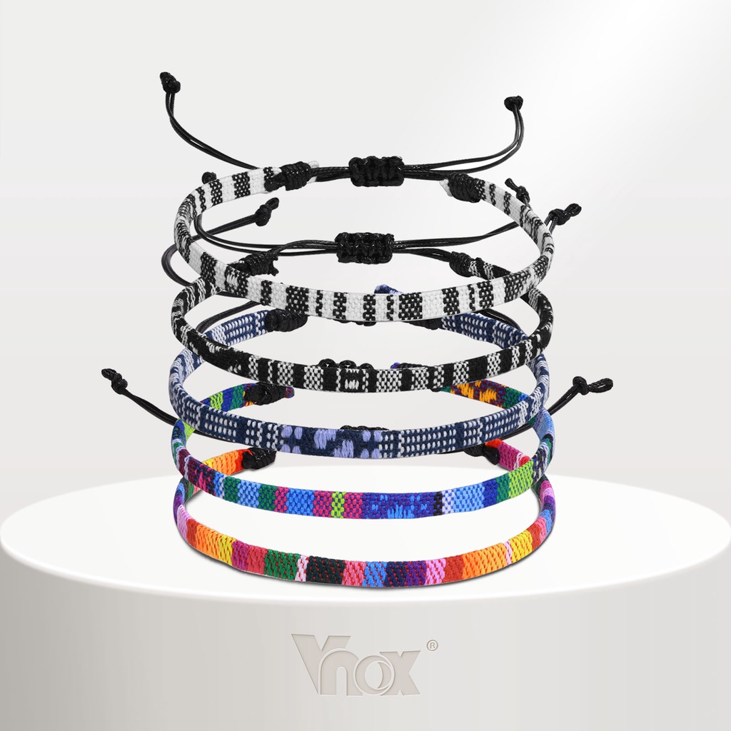 Vnox สร้อยข้อเท้าแฟชั่น สไตล์โบฮีเมียน เครื่องประดับ สําหรับผู้ชาย ผู้หญิง