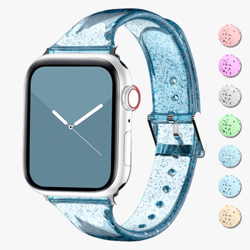 สายนาฬิกาข้อมือ แบบใส สําหรับ Apple Watch Ultra 49 มม. 40 มม. 44 มม. 42 มม. 38 มม. 41 มม. 45 มม. Iwatch Series 8 7 6 Se 5 4 3