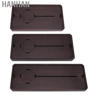 Hanhan Chinese Water Storage Drainage Tea Tray Bamboo Simple Decorative Robust Household Serving hot