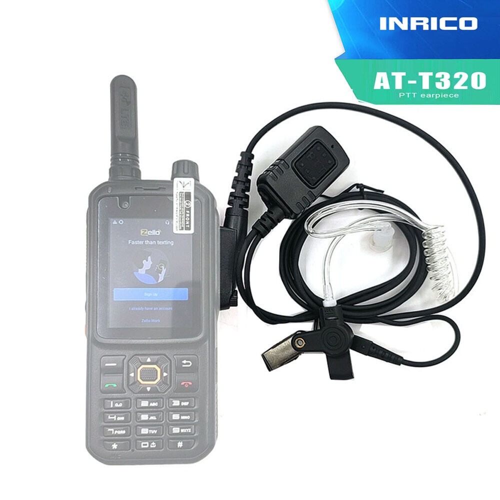 Inrico T320 Earpiece Air tube PTT หูฟังสําหรับ Anysecu A420 A970S p3