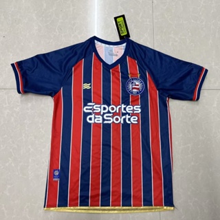 เสื้อกีฬาแขนสั้น ลายทีมชาติฟุตบอล Bahia Home ไซซ์ S - XXL 23-24