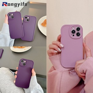 เคสโทรศัพท์มือถือ TPU นิ่ม ป้องกันเลนส์ กันกระแทก สีแคนดี้ เรียบง่าย สําหรับ Vivo Y17 Y15 Y13 Y12 Y11 Y15S Y15A Y01 S1 Y7S V11i T2X IQOO Neo 7 SE Z6X