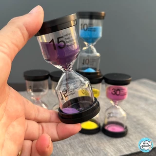 นาฬิกาทรายจับเวลา #Hourglass สําหรับเด็ก 1/ 3 / 5 / 15 / 20 / 30 / 45 / 60 นาที