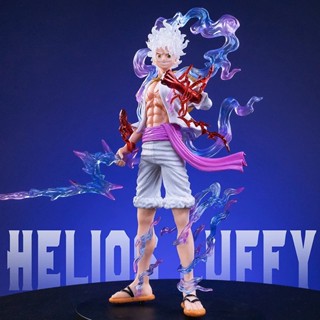 21CM One Piece Anime Action Figure Nika Luffy With Weapon Figurine PVC Statue Model Kids Toys Japan Manga Cartoon Birthday Gifts