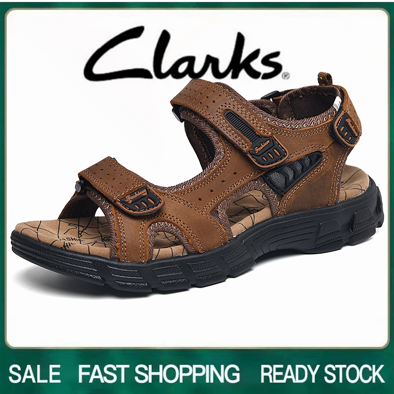 Clarks รองเท้าผู้ชาย clarks รองเท้าสําหรับชาย clarks รองเท้าบุรุษรองเท้าแตะรองเท้าผู้ชายรองเท้าแตะชา