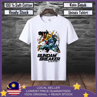 [70% Mega Sales !] Gundam Anime T shirt 100% Cotton Baju T shirt Lelaki Round Neck Baju Lelaki Men Clothes Gundam T_03