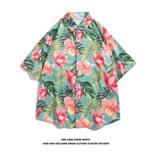 เสื้อฮาวาย เสื้อ hawaii ผู้ชาย เสื้อสงกรานต์ รุ่น 2126