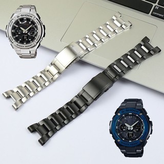 สายนาฬิกาข้อมือเหล็ก สําหรับ Casio G-SHOCK GST-W300 400G B100 S310