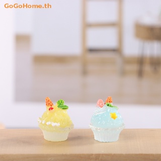 GOGO 5Pcs Dollhouse Ice Cream Cup Dolls House Dessert Mini Food Kitchen Decoration TH