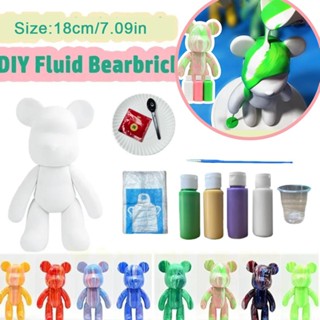 พวงกุญแจ จี้หมีสีน้ํามัน ขนาดเล็ก 18 ซม. DIY ของเล่นสําหรับแม่ และลูก