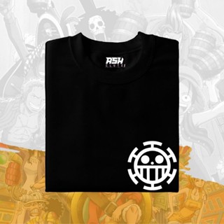 One Piece - Trafalgar Law logo Print Tshirt Unisex_03