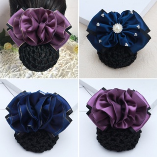 กิ๊บติดผม ผ้าตาข่าย ประดับโบว์ ลายดอกไม้ แบบมืออาชีพ เครื่อง…