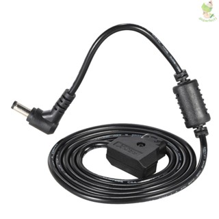 D-Tap 2 Pin Male Connector to DC 5.5 * 2.5mm Plug Power Cord Cable for BMCC BMPC DSLR Rig Power Supply 113cm in Length