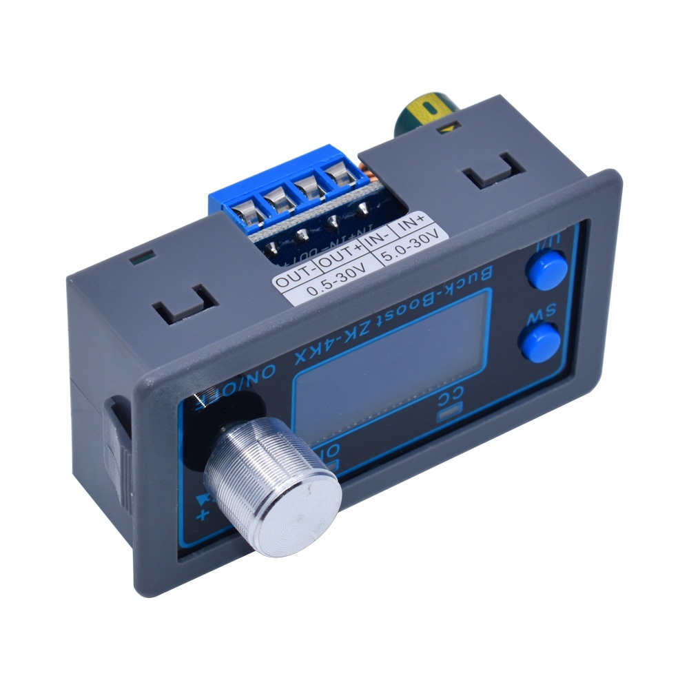 Zk-4kx DC Buck Boost Converter CC CV 0.5-30V 4A 5V 6V 12V 24V โมดูลปรับตัวควบคุมห้องปฏิบัติการแหล่งจ่ายไฟ ราคา ถูกที่สุด ดีลบีเคเค แกลเลอรีภาพที่ 4