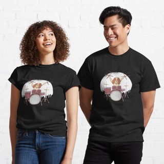 English Cocker Spaniel Drummer Dog Classic T-Shirt 823398266048147506